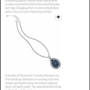 Brighton set earrings/necklace Swarovski crystals